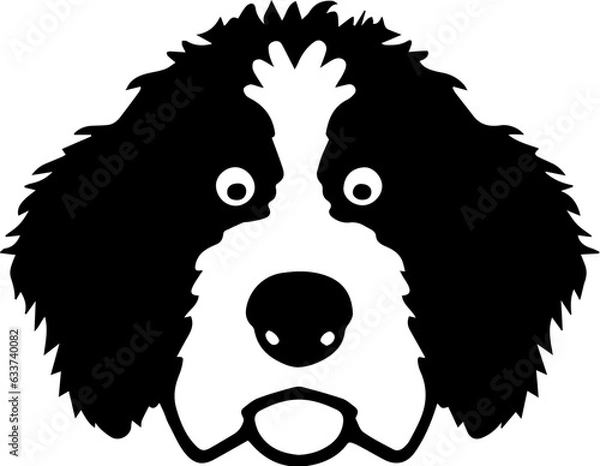 Obraz Bernedoodle dog icon 1