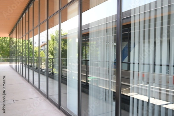 Obraz Window reflects scenery