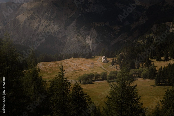 Obraz night in the mountains