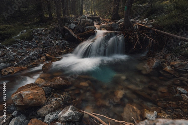 Obraz waterfall in autumn