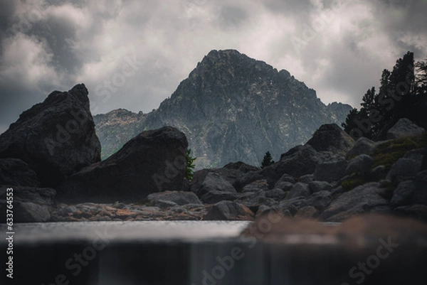Fototapeta landscape with clouds