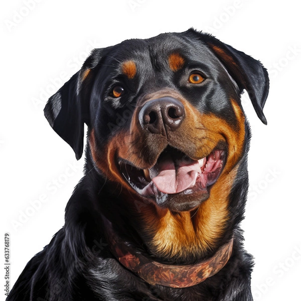 Fototapeta Rottweiler generative ai isolated 3