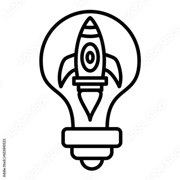 Obraz Idea Line Icon