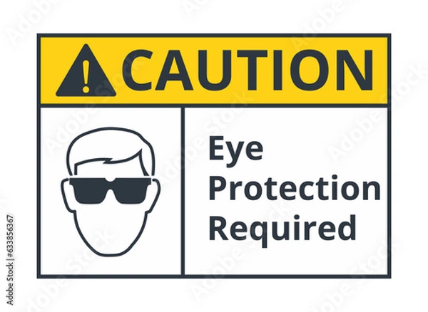 Obraz Symbol for Eye Protection Required
