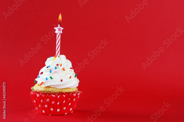 Obraz Urodzinowa babeczka