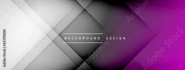 Obraz Abstract vector background. Shadow lines and lights with round elements and circles composition. Vector Illustration For Wallpaper, Banner, Background, Card, Book Illustration, landing page