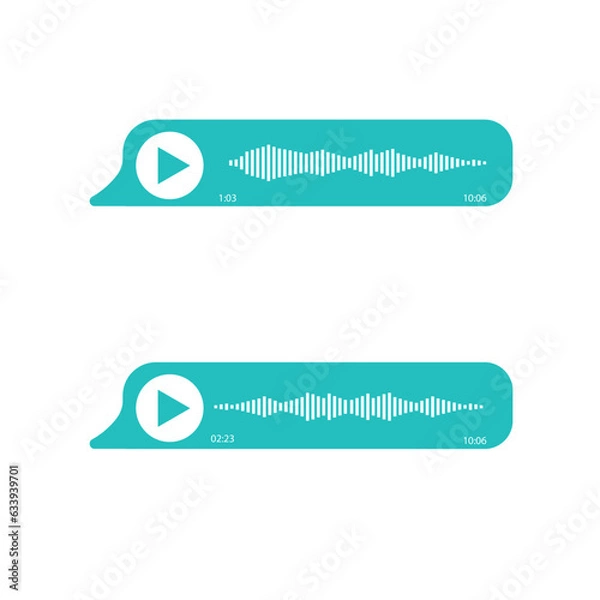 Obraz  Voice message record phone conversation