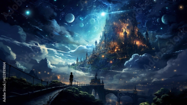 Fototapeta 異世界への冒険