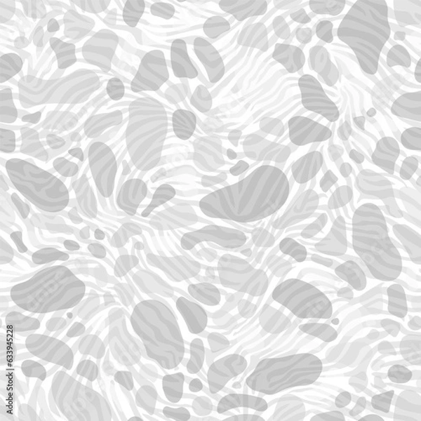 Obraz Winter camouflage seamless pattern background masking camo repeat print