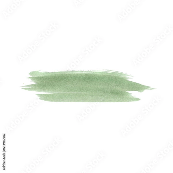 Fototapeta Abstract green texture and background with brushstroke like lines drawn by watercolor. Great basic of print, badge, party invitation, banner, tag.