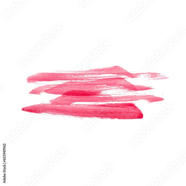 Fototapeta Abstract  red texture and background with brushstroke like lines drawn by watercolor. Great basic of print, badge, party invitation, banner, tag.