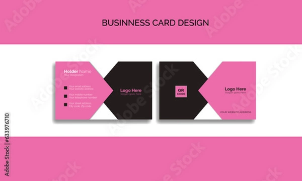 Obraz Simple Professional Business card design for personal and company identity.