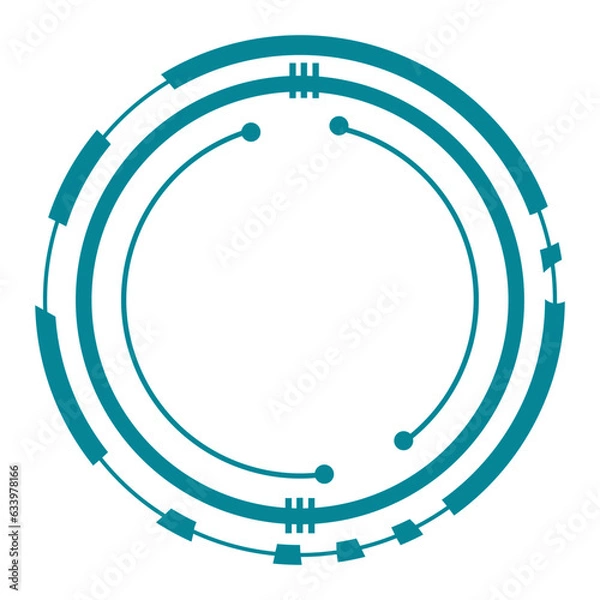Obraz Futuristic Frame Circle