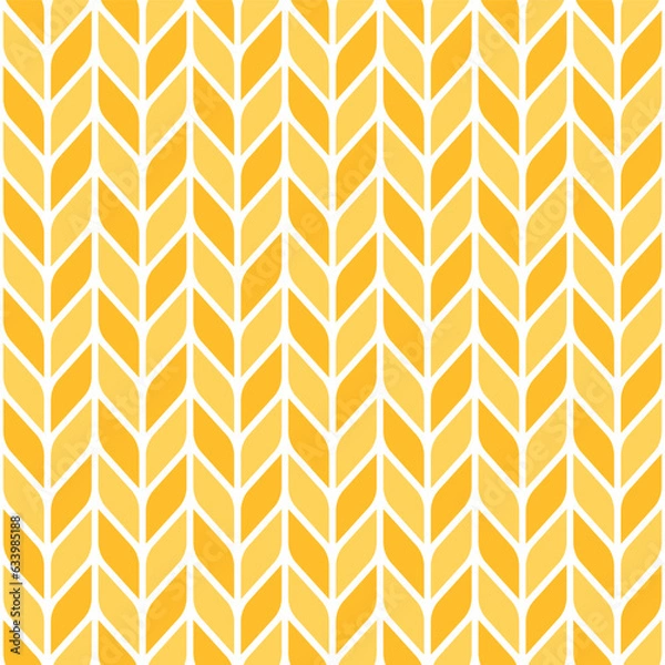 Fototapeta Geometric seamless pattern, geometric pattern background of wheat, rice and oat shapes