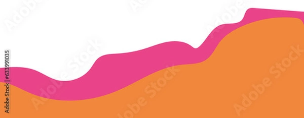 Obraz Aesthetic Wave Border