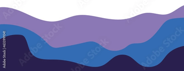 Obraz Aesthetic Wave Border