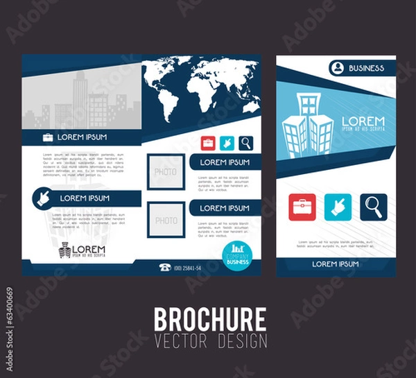 Obraz Projekt broszury