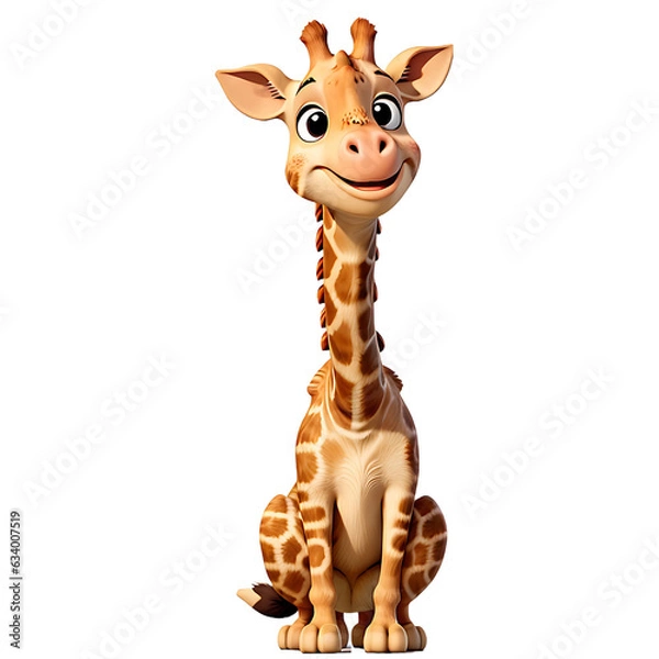 Obraz Cute 3D Giraffe