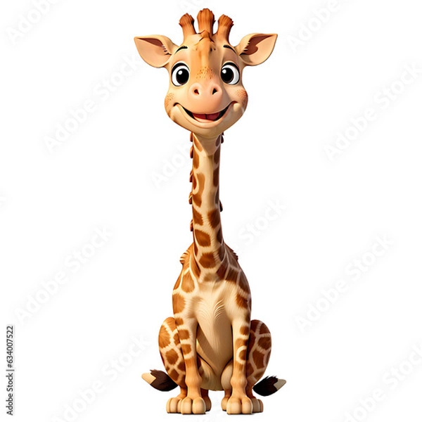Obraz Cute 3D Giraffe