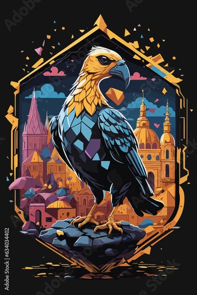 Obraz owl in the city