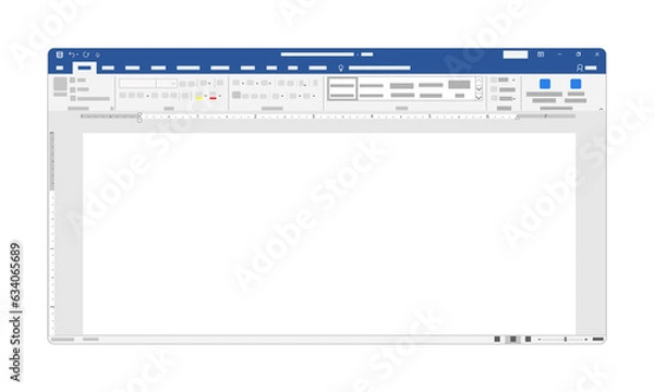Obraz Office productivity application white paper editor file document storage user interface text writing software