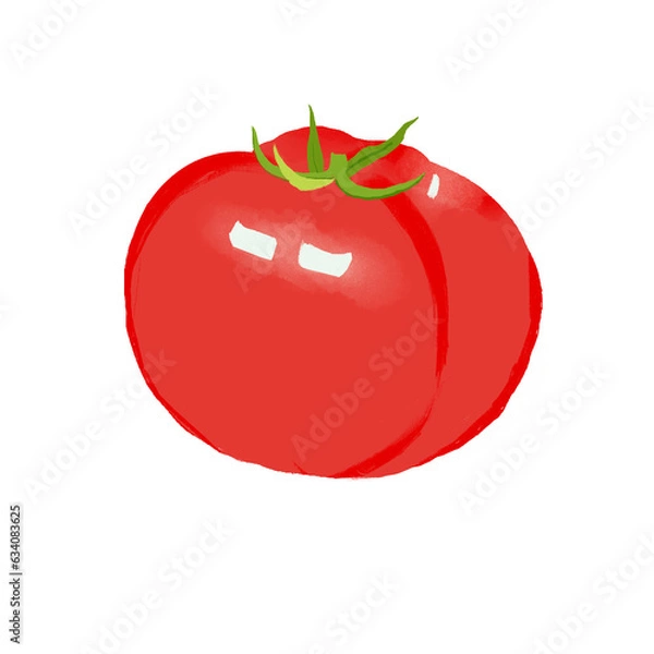Obraz tomato isolated on white background