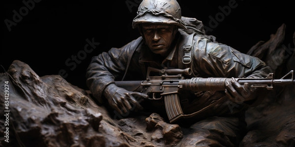 Fototapeta Statue Soldier