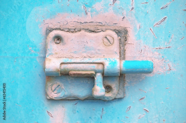 Fototapeta rusty latch