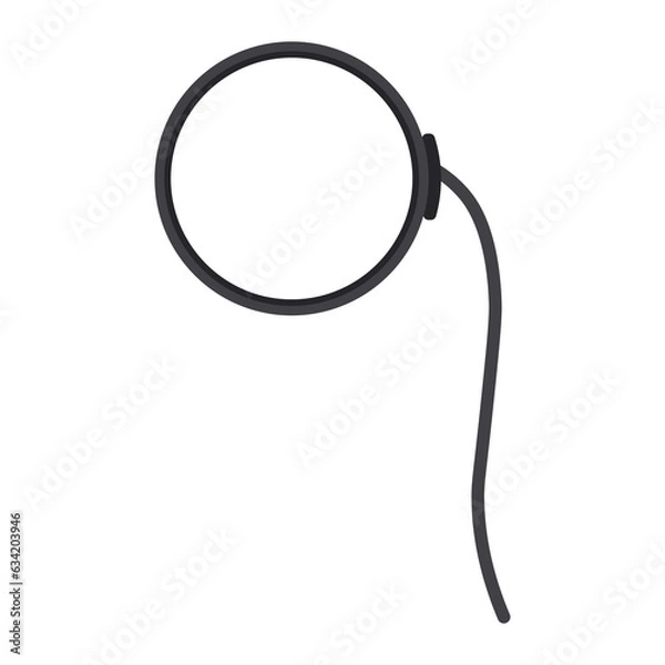 Fototapeta Simple monocle Large size icon for emoji smile