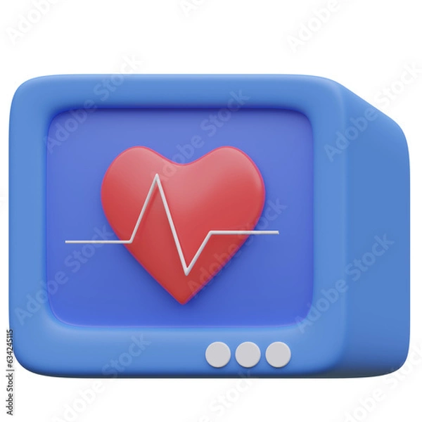 Fototapeta Heart Rate Machine