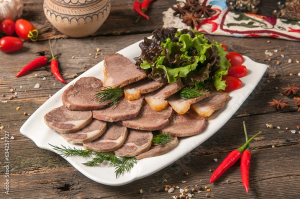 Obraz meat and vegetables