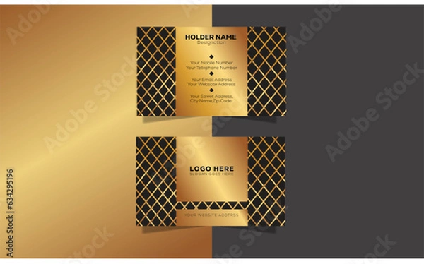 Obraz Simple Professional Business card design for personal and company identity.