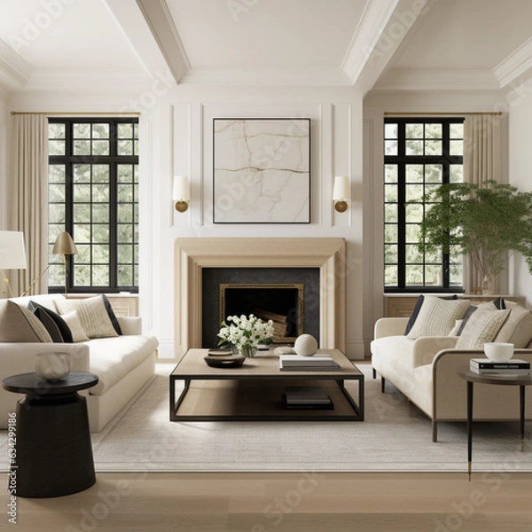 Obraz modern living room