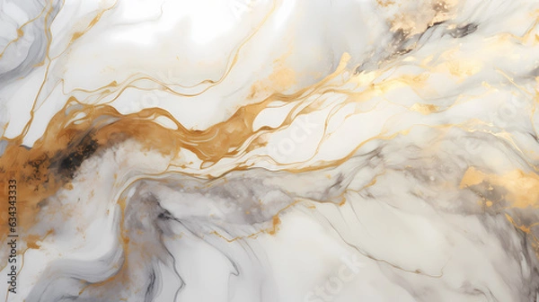 Obraz Luxury White Gold Marble texture background