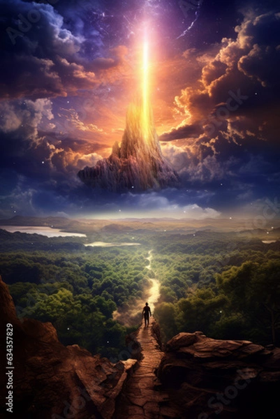 Obraz Genesis, in the beginning God created the heaven and the earth