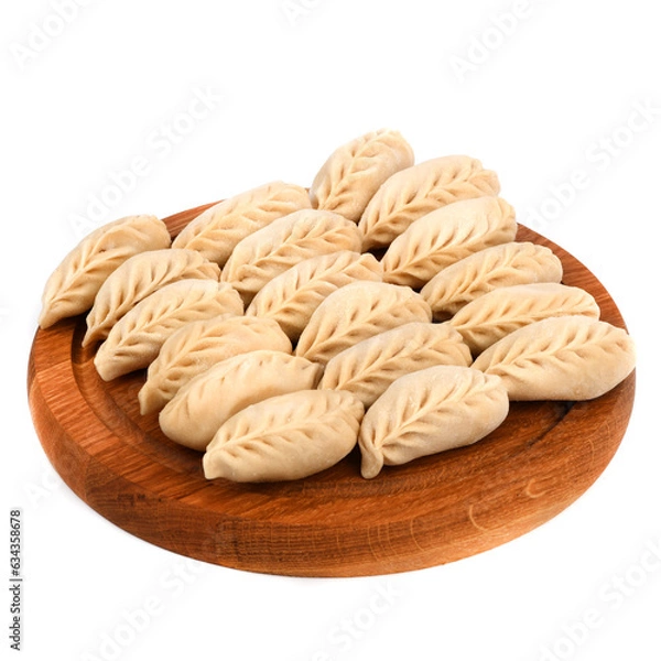 Obraz Pierogi on a white background