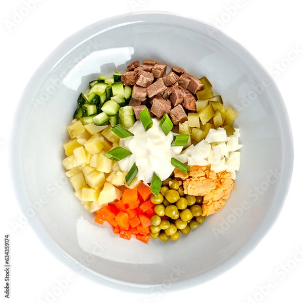 Obraz Olivier on a white background