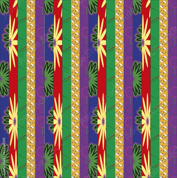 Obraz Hintergrundmuster farbig Vektor