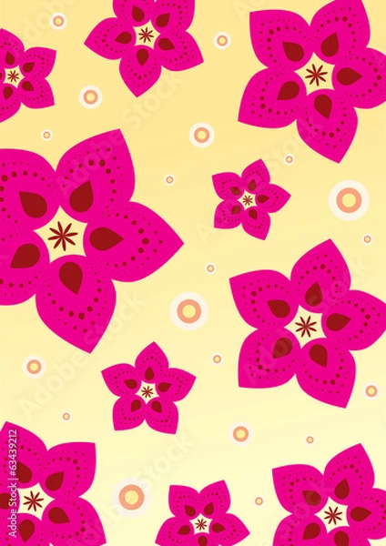 Fototapeta Flower pattern