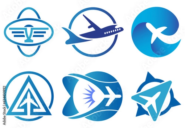 Fototapeta aviation logo resources