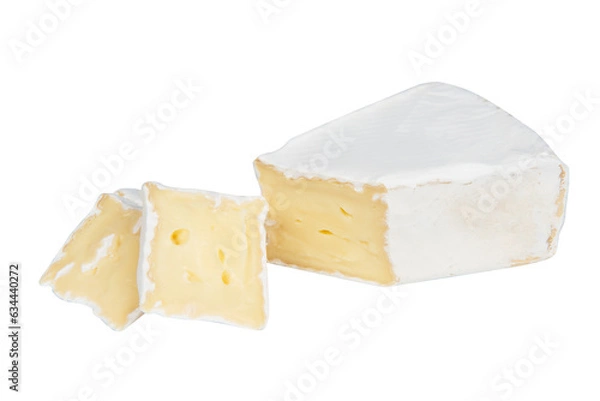 Obraz cheese brie isolated on a white background