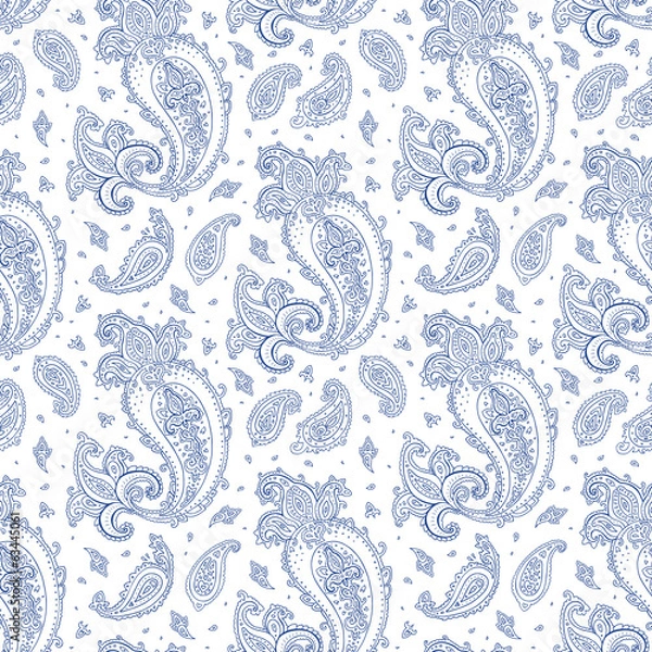 Fototapeta Seamless Paisley background.