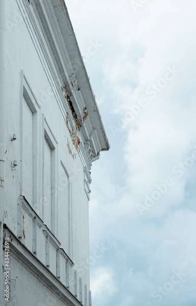 Obraz White old, vintage building