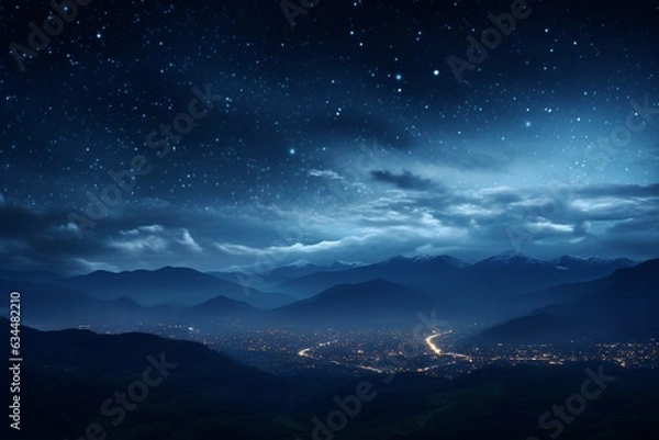 Obraz Starry sky at night