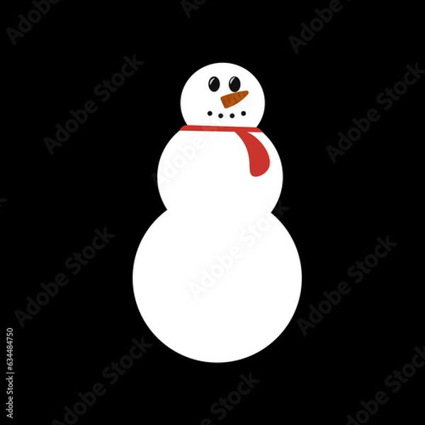 Obraz Simple Snowman