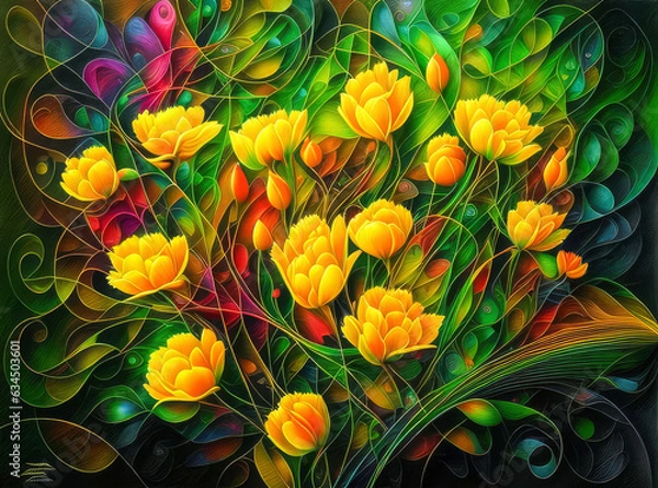 Fototapeta Yellow Flowers