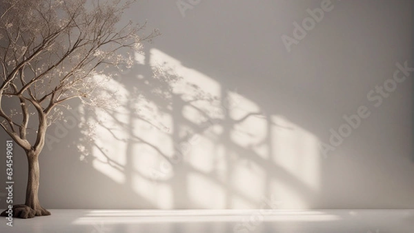 Fototapeta Minimalistic abstract gentle light blue background 