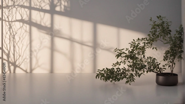 Fototapeta Minimalistic abstract gentle light blue background 