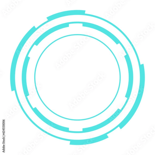 Obraz Futuristic Circle Frame