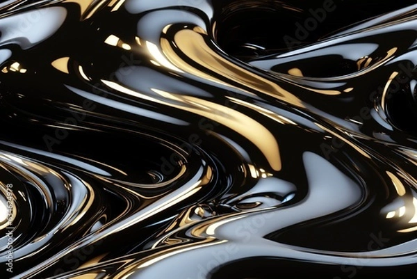 Obraz abstract background with gold